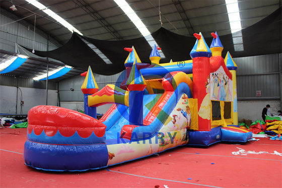 Logo personalizzato accettabile Commerciale gonfiabile Bouncy Jumping Castle Slide Combo