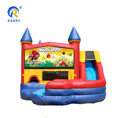 Castello gonfiabile Slide Combo per bambini Materiale PVC Unisex Ireful Birds Bounce House