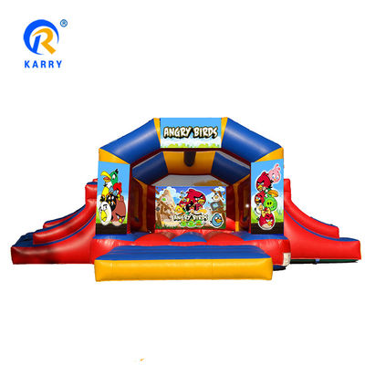 Castello gonfiabile Slide Combo per bambini Materiale PVC Unisex Ireful Birds Bounce House