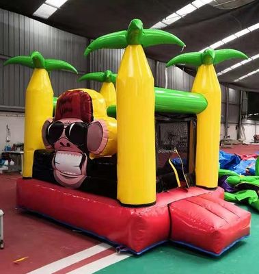 Una festa da non perdere: un buttafuori gonfiabile commerciale con accessori e un design da mini scimmia.