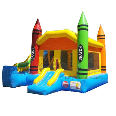 Casa di rimbalzo Moonwalk gonfiabile portatile con piccolo crayon con certificato EN71/CE/Lead