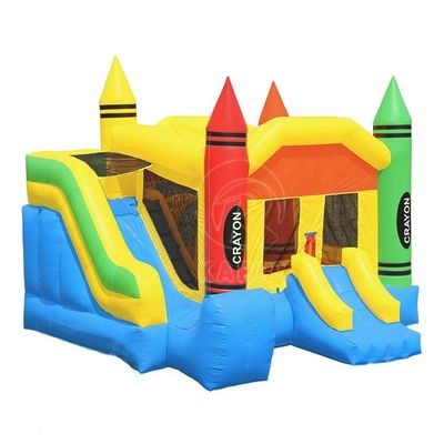 Casa di rimbalzo Moonwalk gonfiabile portatile con piccolo crayon con certificato EN71/CE/Lead