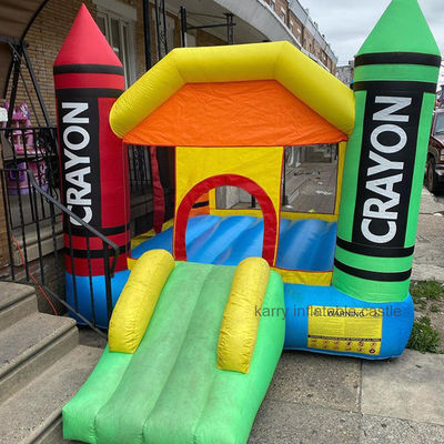 Casa di rimbalzo Moonwalk gonfiabile portatile con piccolo crayon con certificato EN71/CE/Lead