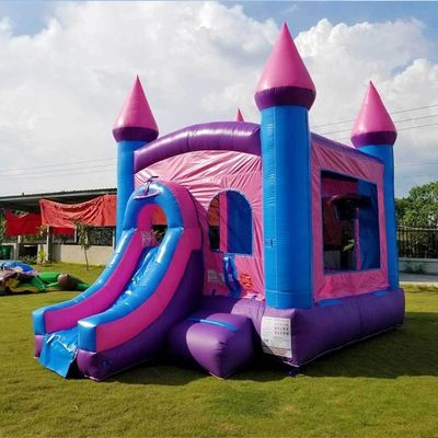 Blown Up Moonwalk Bouncer Jumping Bounce House Bouncy Castle Combo con scivolo in piscina