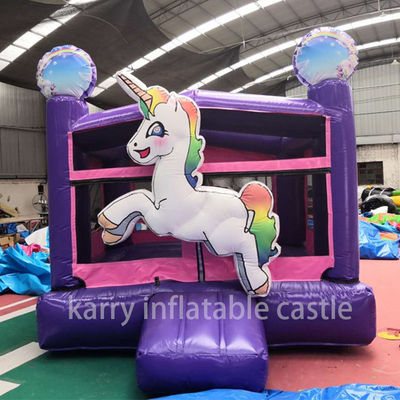 Unicorn Inflatabile Mini Combo Bouncer Commerciale Air Jumping Kids Castello a Balzo Ideale