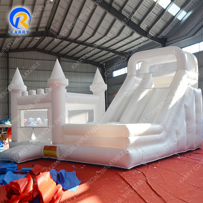 Dimensione personalizzata Slide Bouncer Wet Dry Combo Inflatabile Moonwalk Bouncy Castello di Salto
