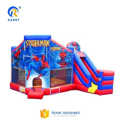 Caratteristiche PORTABLE Carousel gigante Castello a rimbalzo Combo Slide con colore personalizzato