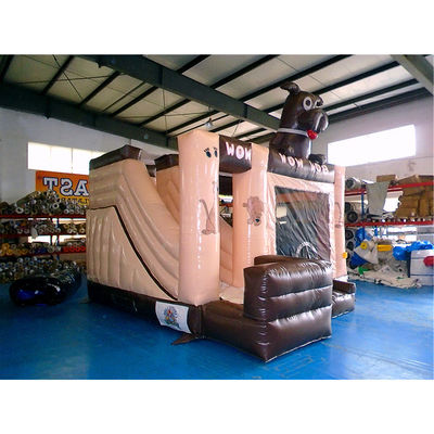 Commerciale castello gonfiabile rimbalzo con scivolo d'acqua adulto all'aperto scivolo gonfiabile asciutto