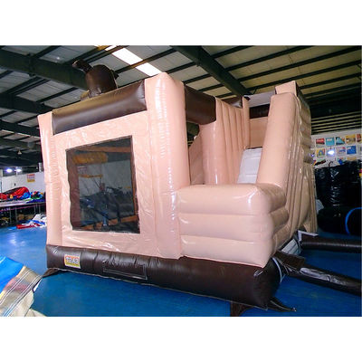 Commerciale castello gonfiabile rimbalzo con scivolo d'acqua adulto all'aperto scivolo gonfiabile asciutto