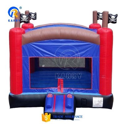 Unisex ambientale Pirate Bouncy Castle con trampolino gonfiabile e giochi all'aria aperta