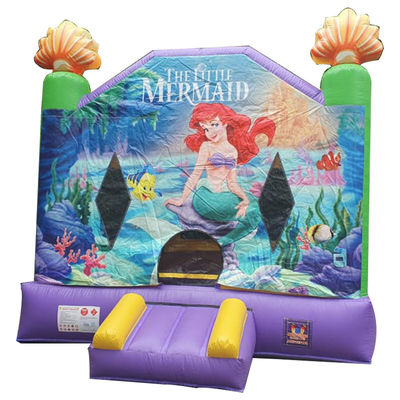 Dimensioni personalizzate Mermaid gonfiabile commerciale salto d'aria Casa da buttare per il parco