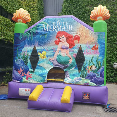 Dimensioni personalizzate Mermaid gonfiabile commerciale salto d'aria Casa da buttare per il parco