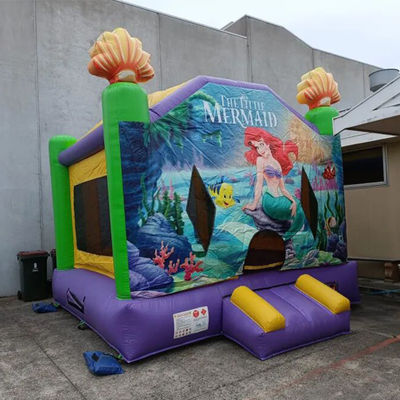 Dimensioni personalizzate Mermaid gonfiabile commerciale salto d'aria Casa da buttare per il parco