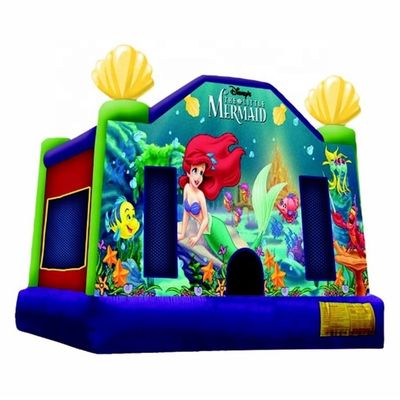 Dimensioni personalizzate Mermaid gonfiabile commerciale salto d'aria Casa da buttare per il parco