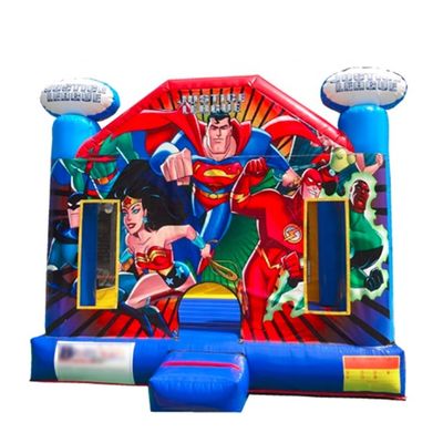 Servizio OEM professionistico Justice League Bouncy Castle gonfiabile