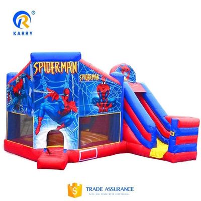 Evento Cartoon Spider Bouncy House Star Inflatable Jumping Castle per adulti e bambini