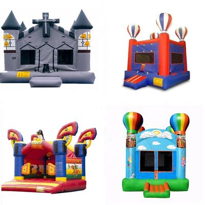 Casa gonfiabile da 65 kg con scivolo e 3D Spiderman Air Jumping Design