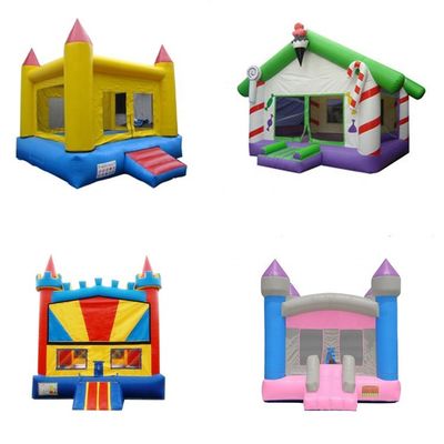 Casa gonfiabile da 65 kg con scivolo e 3D Spiderman Air Jumping Design