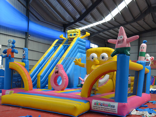 2024 Castelli gonfiabili per bambini Combo Castle Slide al parco di divertimenti da Air Express