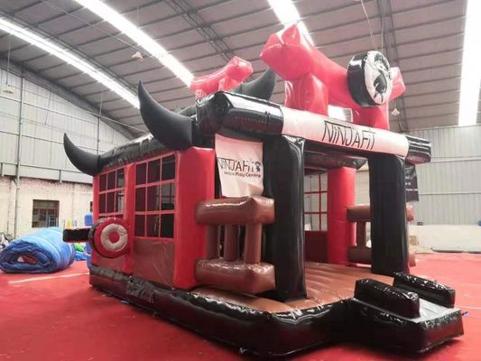 Budokan Inflatabile Trampolino Castello Materiale PVC Jolly Jumper Bouncy Castello 6*5*4.2m