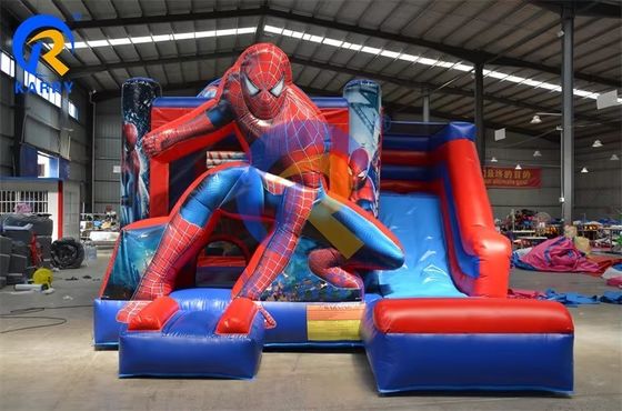 Spiderman Casa gonfiabile a rimbalzo Combo Castello a saltare per l'intrattenimento dei bambini