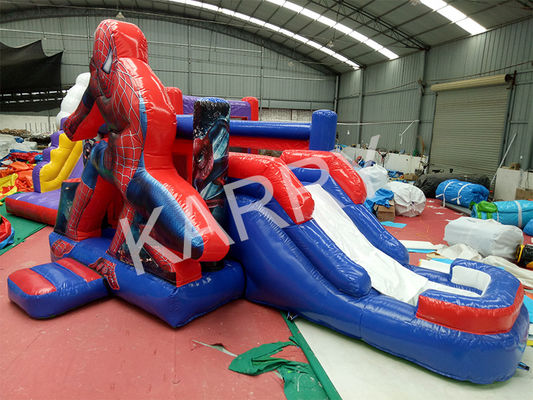 Spiderman Casa gonfiabile a rimbalzo Combo Castello a saltare per l'intrattenimento dei bambini