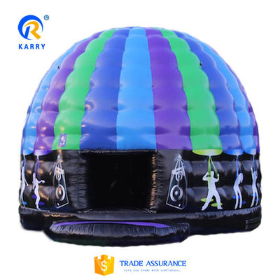 Dome Music Disco Inflatabile Bouncy Castle per le feste