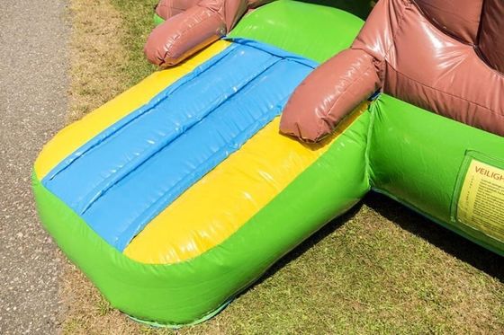 Trampolino a slitta combinato gonfiabile con casa dell'albero EN71/CE/Certificato con piombo e stampa del logo