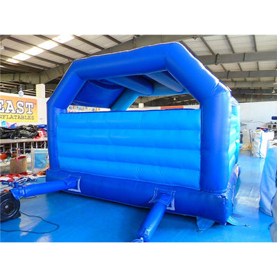 Blower With Blower Popolare Trampolino congelato gonfiabile Blue Bounce House Castello