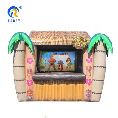 Bar gonfiabile unisex giocattolo grande TIKI Bar castello a balzo per bambini per saltare e giocare
