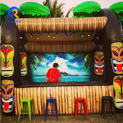 Bar gonfiabile unisex giocattolo grande TIKI Bar castello a balzo per bambini per saltare e giocare