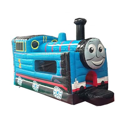 Come immagine Thomas Piccolo Treno Bouncy Castello Slide Combinato Inflatabile Castello Con Slide