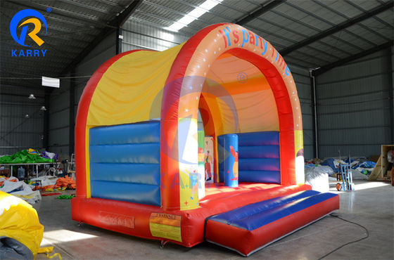 Gioco castello gonfiabile scimmia bocca grande mondo degli animali felici tema casa rimbalzante con scivolo