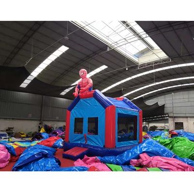CE Blower inclusa Spider-Man Bouncer gonfiabile Custom Commercial Bounce House