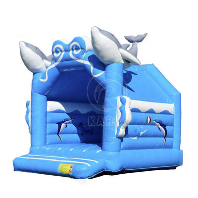 Accessori di fili Happy Hop Bouncer Castello per bambini Cartone animato Dophin giocattolo gonfiabile