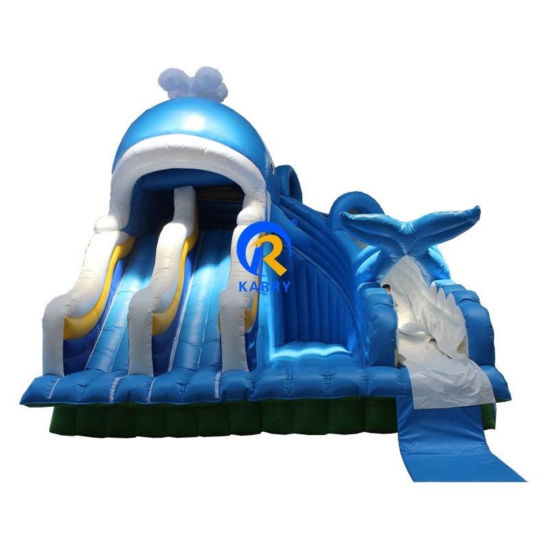 Slide idraulico gonfiabile in PVC portatile da 0,55 mm con piscine e giocattoli da palla da nuoto