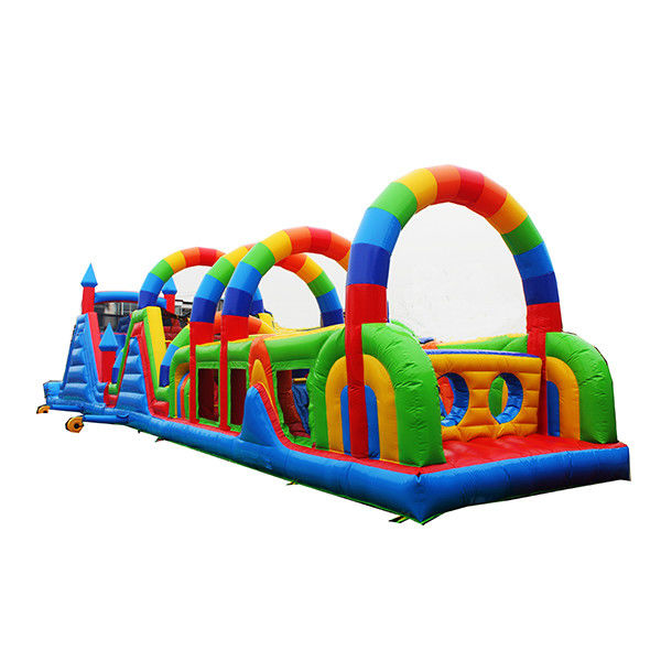 SLIDE City of Joy Corso di ostacoli gonfiabile per rimbalzo rimbalzo gonfiabili Eventi di squadra