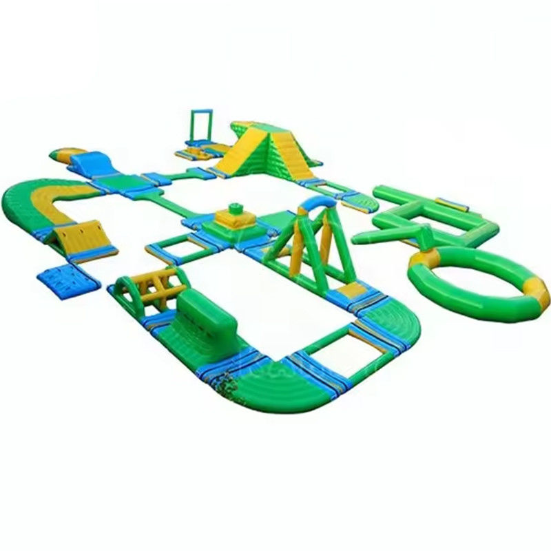 Parco acquatico gonfiabile all'aperto Parco divertimento acquatico molto grande per adulti e bambini