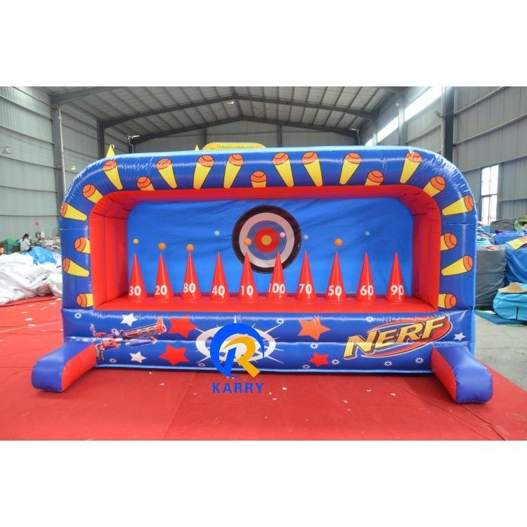 Giochi sportivi unisex Carnevale Gioco di sparatoria Gioco di basket gonfiabile per festa all'aperto