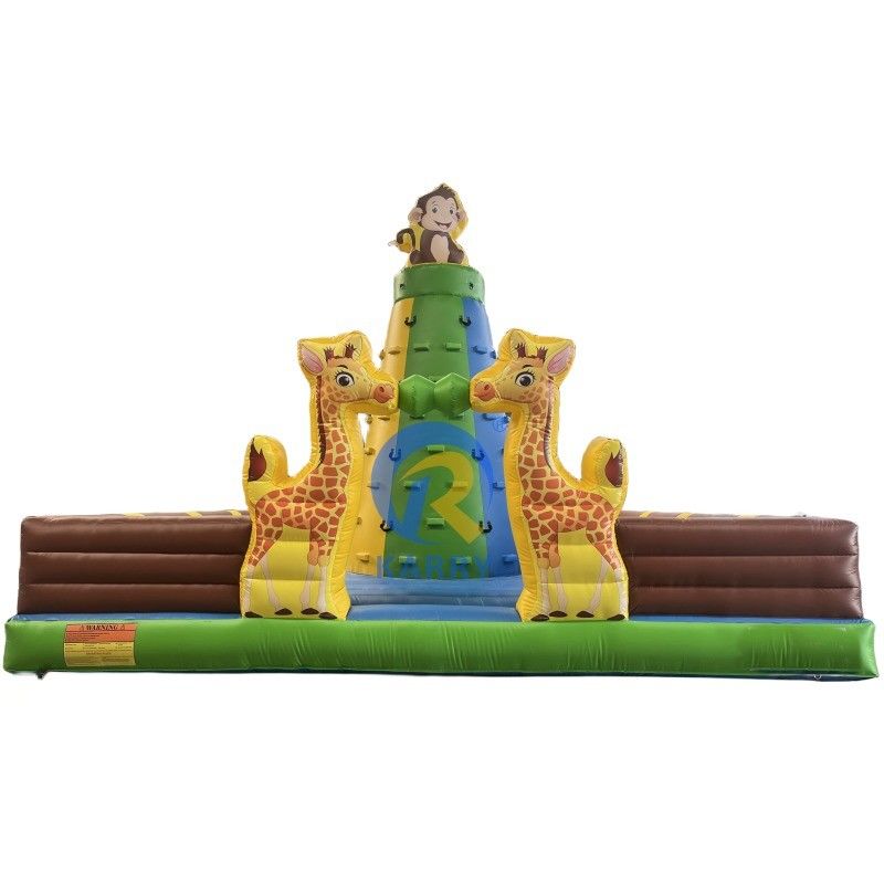 Giochi di Parco di divertimenti Giochi gonfiabili Climber Bouncy Gioco con soffiatore e colore personalizzato