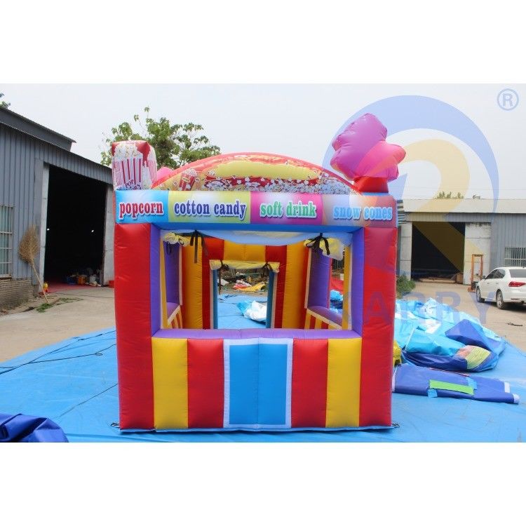 14 anni di vita Inflatabile Treat Shop Stand Booth PORTABLE e facile da installare