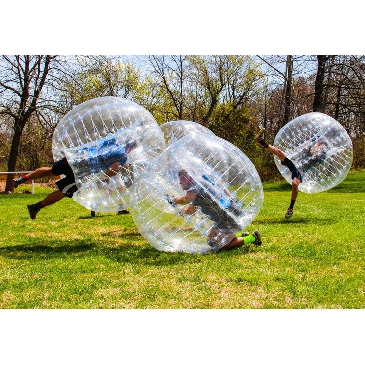 CE 220v o 110v giocattolo gonfiabile PVC/TPU 1,5m di diametro palla trasparente paraurti per bambini