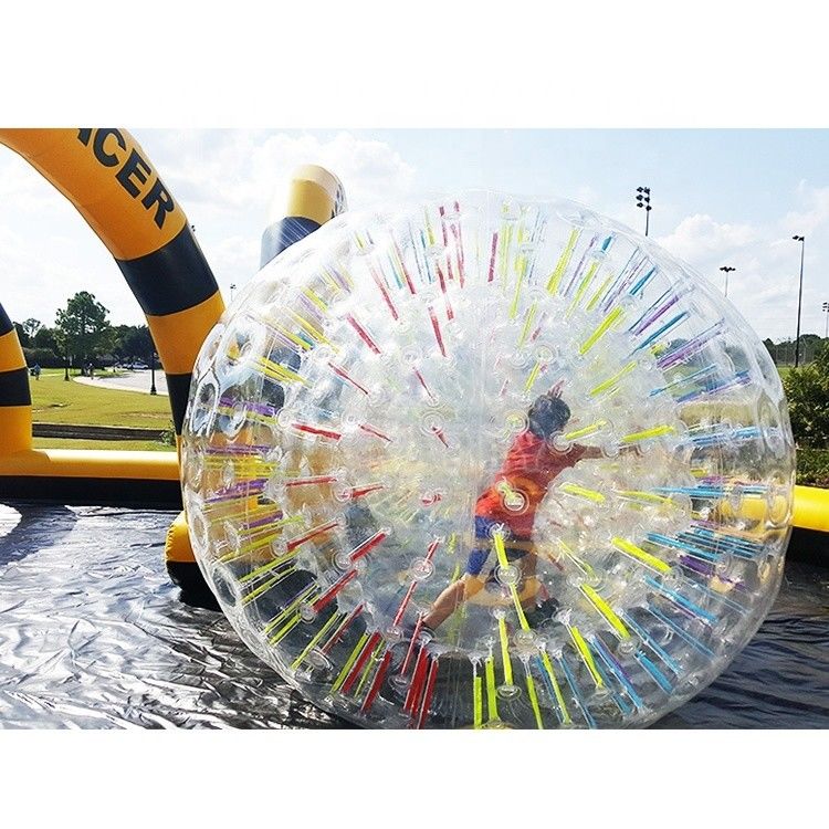 2.6m di diametro sfera gonfiabile per bambini e adulti colorata su richiesta Zorb Ball