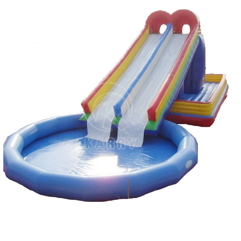 14 anni in su PVC gonfiabile sopra il suolo Easy Set Piscina con casa scivolo rimbalzo