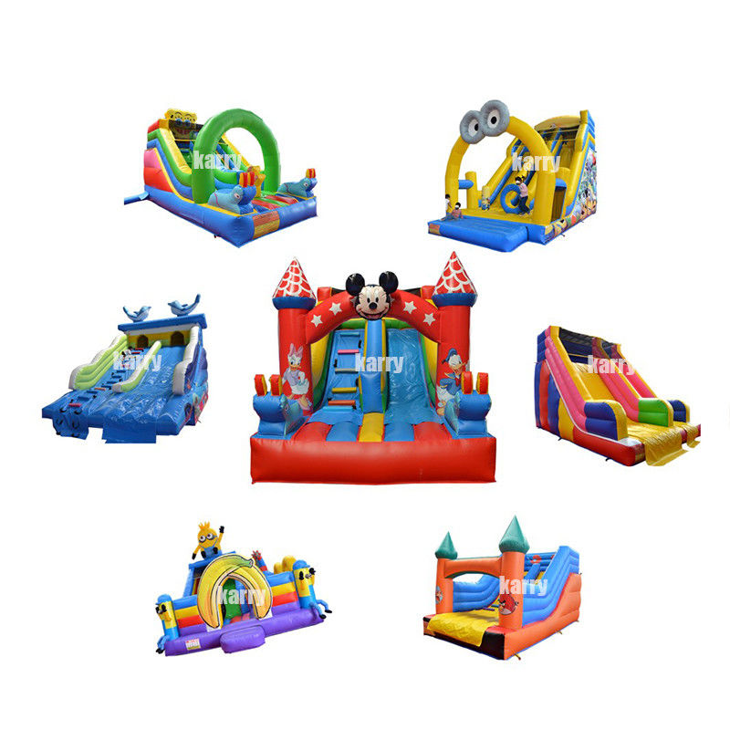 Slide inflatabile per bambini con colore e logo personalizzati