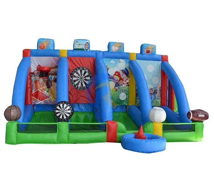 Giochi sportivi di carnevale interattivi per tutte le età 4 in 1 Basketball Calcio Calcio Baseball