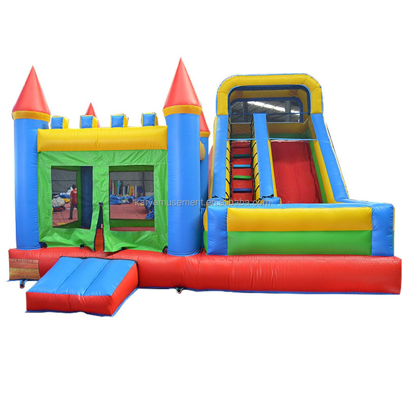 Caratteristiche PORTABLE PVC Rosso N Blu Castello gonfiabile con piscina N Slide Bouncer House