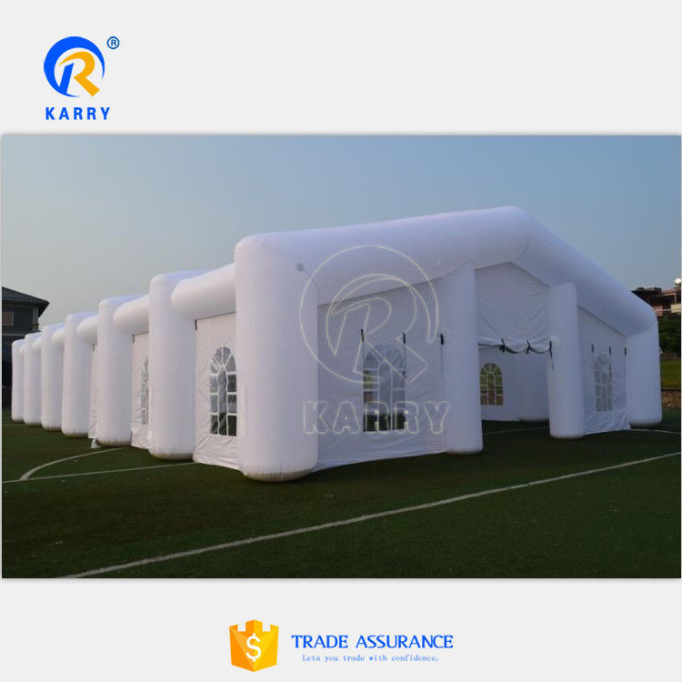 Grande tenda gonfiabile da rifugio in tessuto in PVC