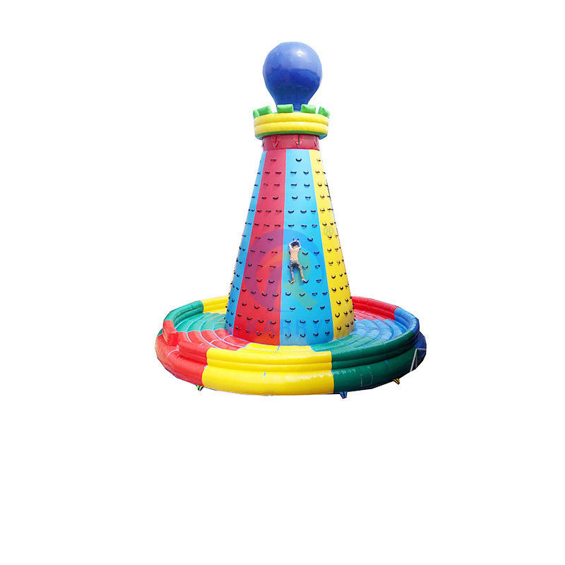 Unisex Outdoor Interactive Sport Games Torre gonfiabile Parete di arrampicata con soffiatore