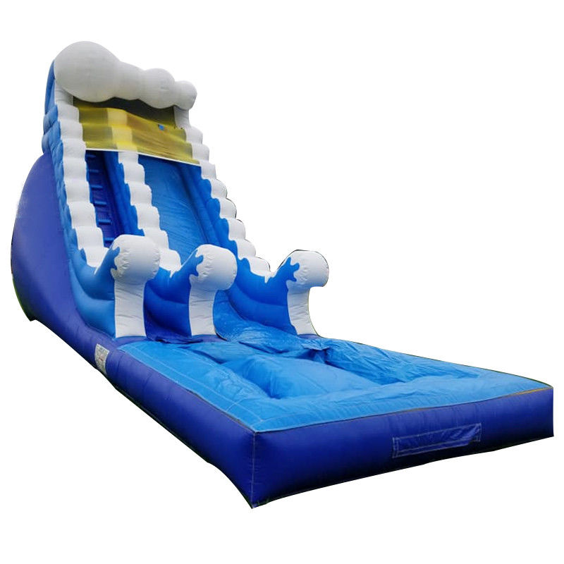 Spray Blue Water Slide Giochi all'aperto Grandi scivoli per il divertimento all'aperto